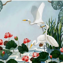 Load image into Gallery viewer, Mug in a Box "Egrets and Water Lilies"