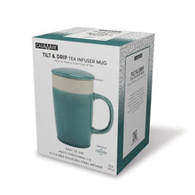 Load image into Gallery viewer, 16 oz Crackle Glaze Tea Infuser Mug