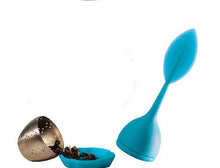Load image into Gallery viewer, Steel ball infuser with leaf design