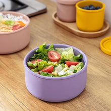 Load image into Gallery viewer, Silicone Food Container with Lid Large