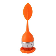 Load image into Gallery viewer, Steel ball infuser with leaf design