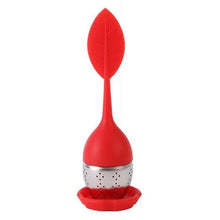 Load image into Gallery viewer, Steel ball infuser with leaf design