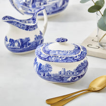 Load image into Gallery viewer, Blue Italian Covered Sugar Bowl 9 oz- Spode