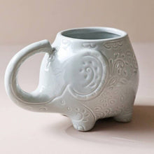 Load image into Gallery viewer, Ceramic Paisley Elephant Mug