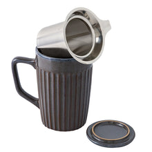 Load image into Gallery viewer, Tea Infuser Mug Shell 18oz