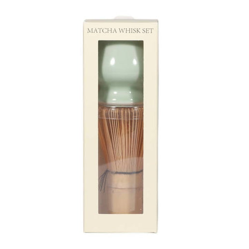 Matcha Whisk - Stand - Scoop Set Celedon