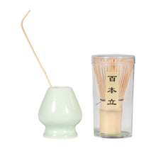 Load image into Gallery viewer, Matcha Whisk - Stand - Scoop Set Celedon