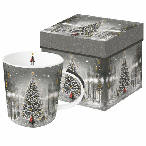 Mug in a Box  - Winter Christmas Tree - 