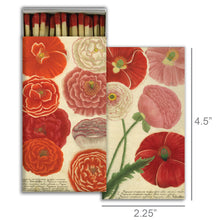 Load image into Gallery viewer, Decorative Matches "Poppy" Set of 2 Boxes