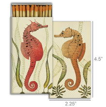 Load image into Gallery viewer, Decorative Matches "Seahorse" Set of 2 Boxes