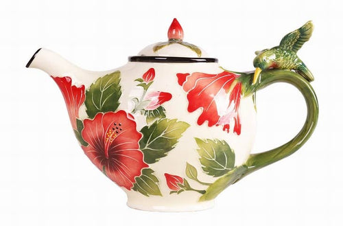 Hibiscus Teapot