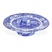 Load image into Gallery viewer, Spode Blue Italian Cake Plate 10.5&quot;