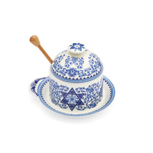 Load image into Gallery viewer, Spode Honey Pot with Drizzle Stick