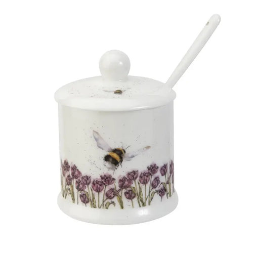 Bee Honey or Jam Pot by Royal Worcester
