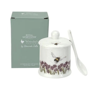 Bee Honey or Jam Pot by Royal Worcester