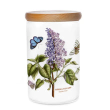 Load image into Gallery viewer, Botanic Garden 7 Inch Airtight Canister Garden Lilac - Portmeirion (Includes Shipping)