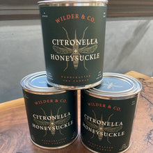 Load image into Gallery viewer, Citronella and Honeysuckle Soy Candle