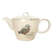 Load image into Gallery viewer, Little Bird Cream Teapot (includes shipping)