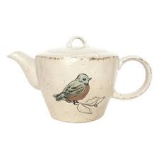 Little Bird Cream Teapot (includes shipping)