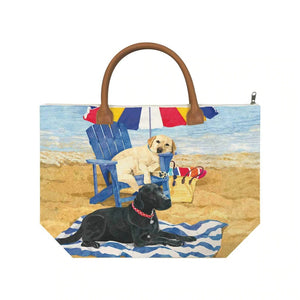 Canvas Tote "Dog Days of Summer"