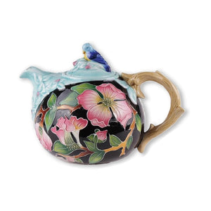 Dogwood with Bluebird Teapot