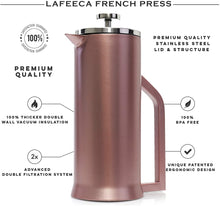 Load image into Gallery viewer, French Press for Tea and Coffee Lafeeca