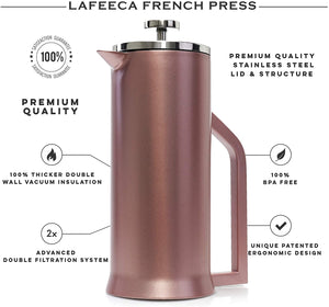 French Press for Tea and Coffee Lafeeca