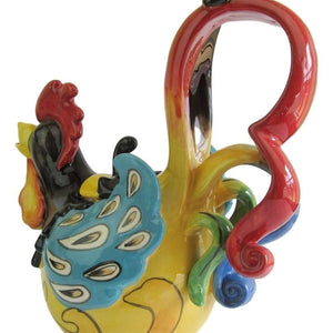 Funky Rooster Teapot