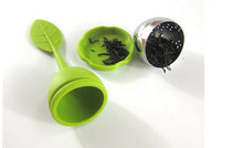 Load image into Gallery viewer, Steel ball infuser with leaf design