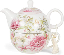 Load image into Gallery viewer, Pink Peony Tea for One Set (Includes Shipping)