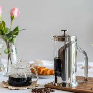 Lafeeca French Press Coffee Maker with Borosilicate Glass