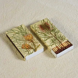 Decorative Matches "Protea" Set of 2 Boxes