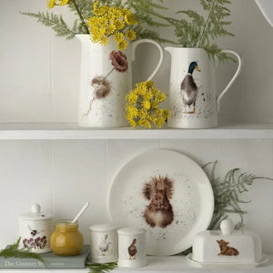 Mouse and Poppy Pitcher - Royal Worcester