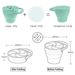 Silicone Snack Cup - Green