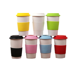 Porcelain Tea or Coffee Mug with Silicone Sleeve