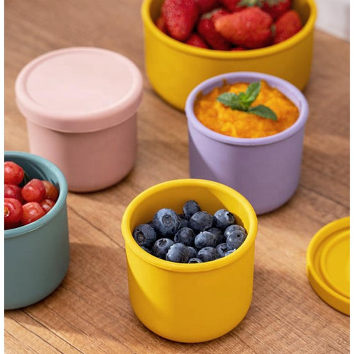 Silicone Food Container with Lid Small